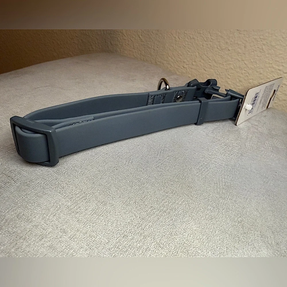 Dog Collar, Slate Blue, Size Medium — Top Paw